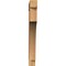 Ekena Millwork Westlake Block Rough Sawn Bracket, Western Red Cedar, 4"W x 32"D x 38"H BKT04X32X38WTL05RWR - alternate 2